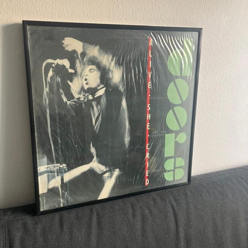 Doors Alive She Cried LP used with frame