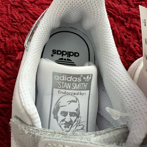 Stan Smith kids Adidas athletic shoes new, size 30, white