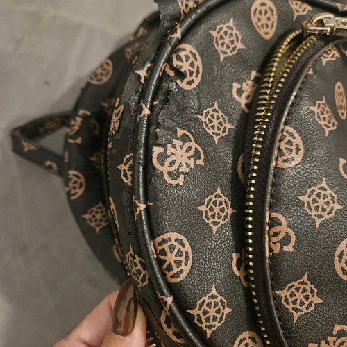 Backpack Guess μεταχειρισμένο, καφέ με φθορές