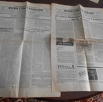 Newspaper sheets used, 5 rare issues