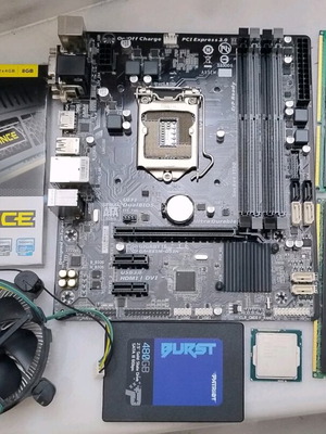 Intel i5-4690 combo μεταχειρισμένο (MB + 16GB RAM + 512GB SSD + cooler)
