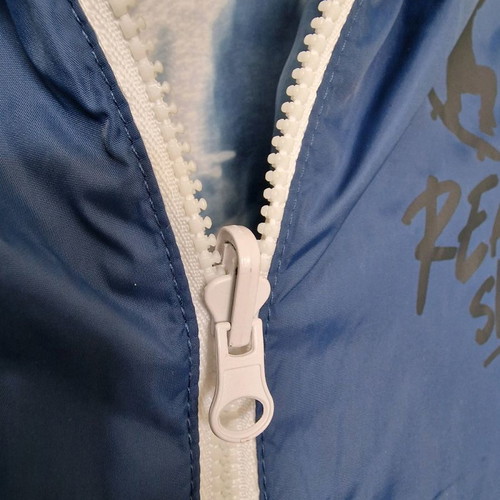 Prenatal reversible kids jacket used, blue, size 116 cm