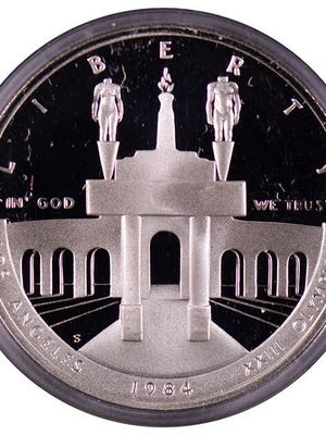 Νόμισμα 1984 Silver Olympics $1 καινούργιο
