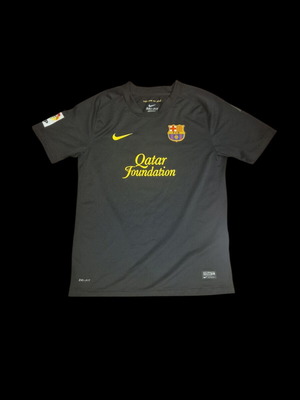 Nike FC Barcelona 2011/12 гостуващ екип футболна тениска като ново, детски L