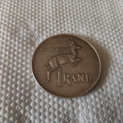 Νόμισμα 1 Rand Suid Afrika 1966 ασημένιο 830, συλλεκτικό σπάνιο