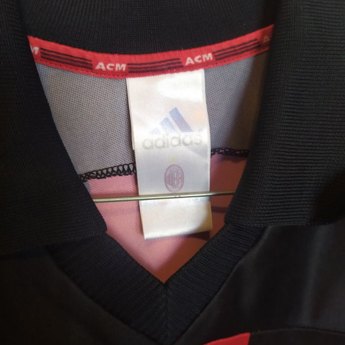 Adidas Milan Football Shirt 2000-02 Used Large Size