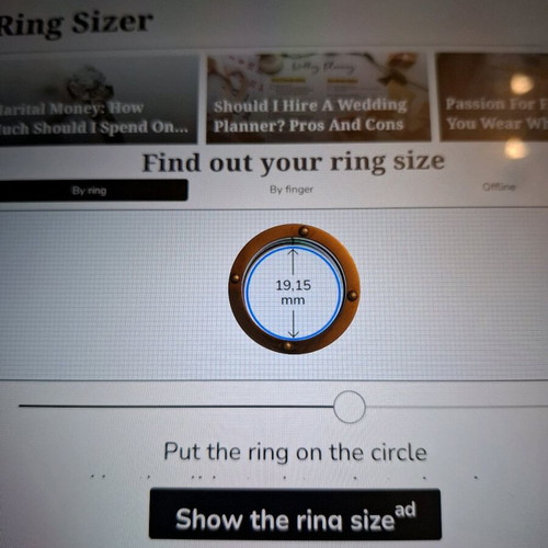 Steel ring like new, black and bronze, size 10