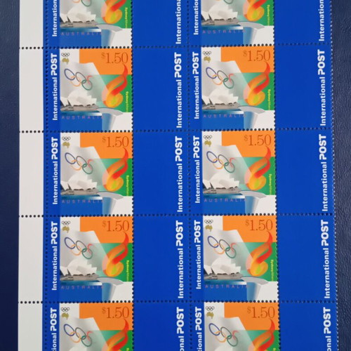 Greek Olympic Stamps 2000 Mint Never Hinged Sydney Athens