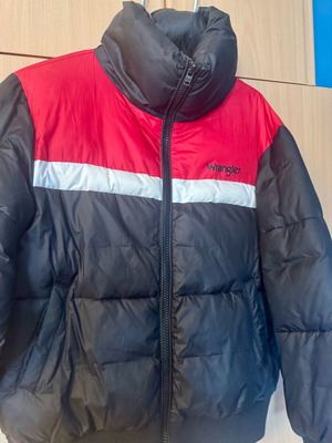 Wrangler puffer jacket like new, black, size S
