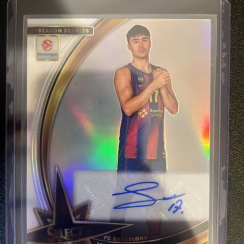 Juan Nunez Select Euroleague Barcelona card new, auto