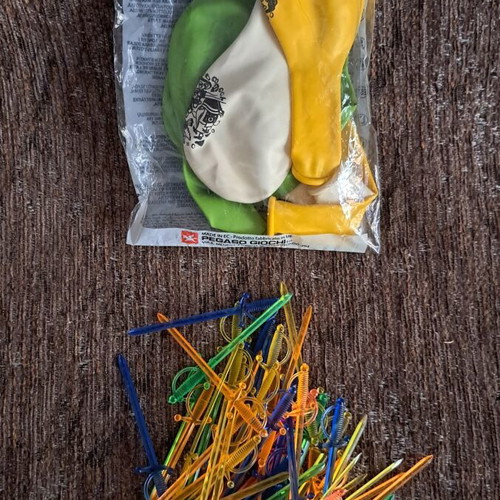 Pirate party supplies new with 48 toothpicks and 7 balloons