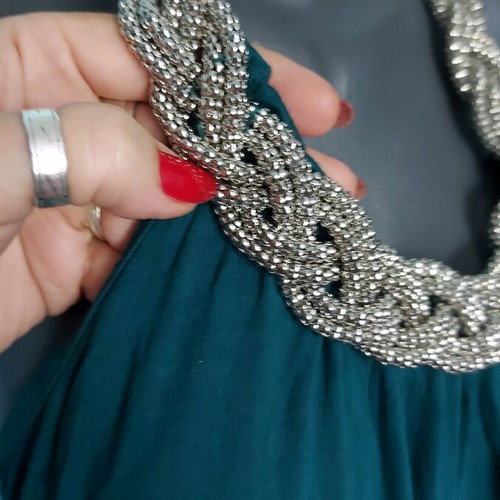 Gina Tricot Dress like new with built-in metal necklace decoration