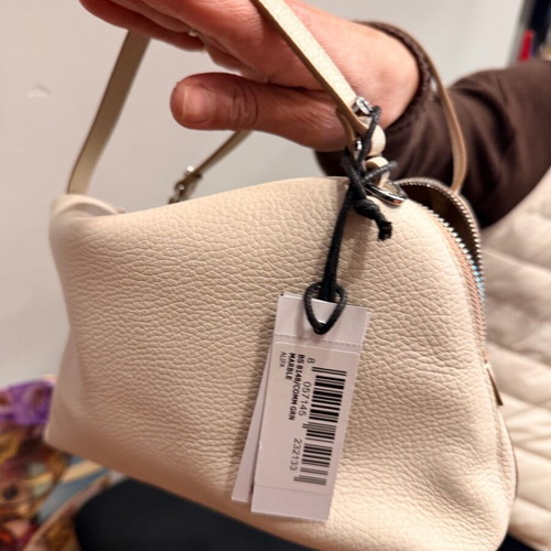 Gianni Chiarini white leather handbag new