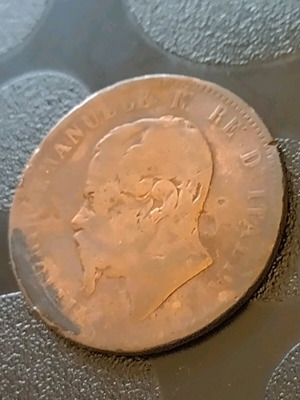 Ιταλικό νόμισμα 10 Centesimi 1866 μεταχειρισμένο, Μιλάνο