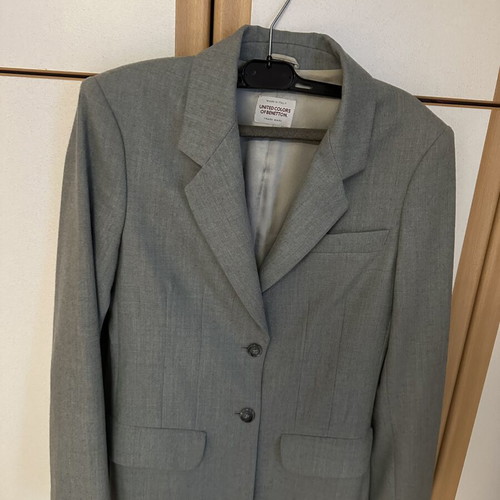 Benetton Jacket gray size M like new