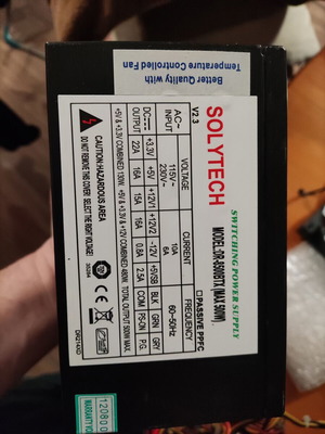 Power supply 500W used for computer