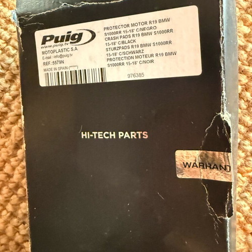Motorcycle bar end plugs new, in original box