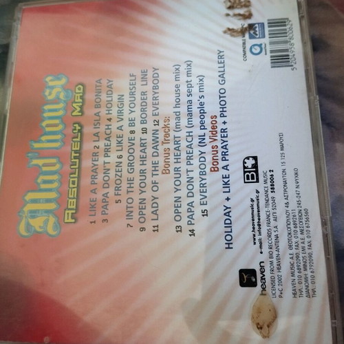 Mad house Absolute mad CD used, pop