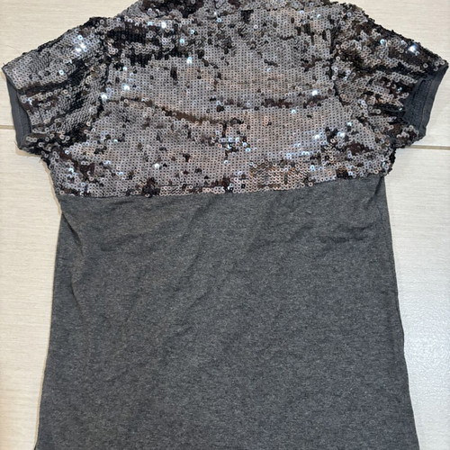 Zara sequin blouse grey size M like new