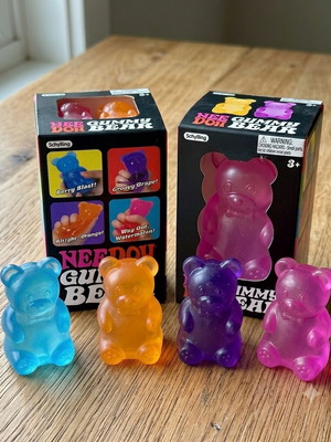 Squishy Gummy Bear stress relief toy new, colorful foam