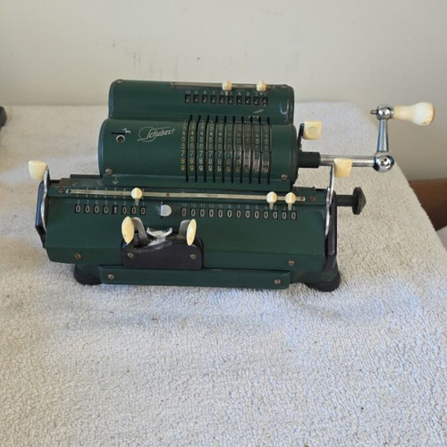 Schubert vintage calculator used, very good condition