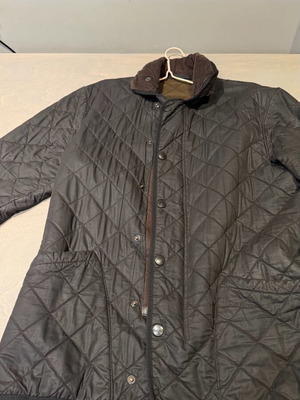 Barbour Polar Quilts jacket used, black, size L