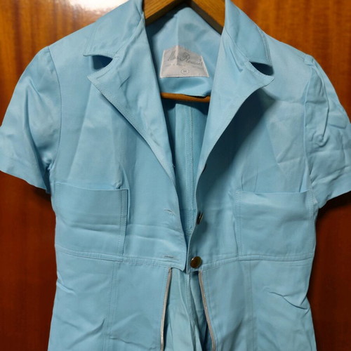 Miss Russel turquoise suit set size M like new