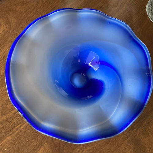 Glass platter like new
