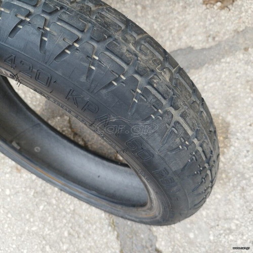 Spare tire used 125/70/15 for emergency