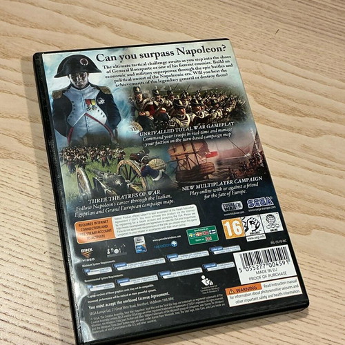 Napoleon Total War DVD for Windows like new