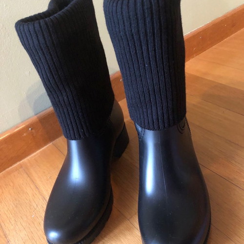 Feng Shoe black boots size 38 new