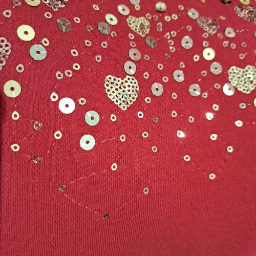 Girls' set of 5 sweatshirts and 5 pants used, size 9-11 years