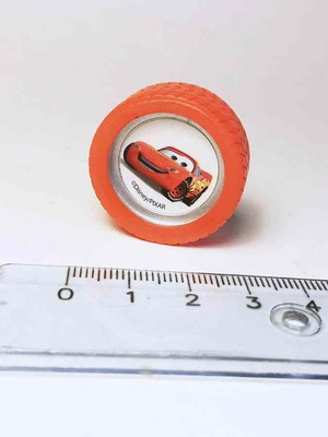Plastic toy Lightning McQueen used