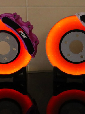 3D Printed Lamp Inspired by Car Brake Disc New