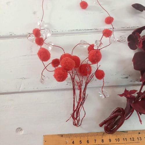 Decorative plastic flowers like new for decoration