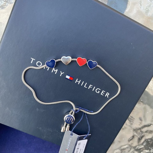 Tommy Hilfiger bracelet new, blue and red hearts