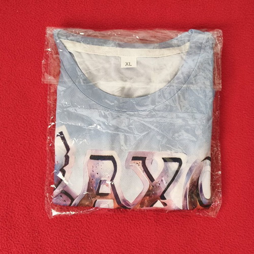 Saxon Crusader T-shirt XL new, colorful polyester fabric
