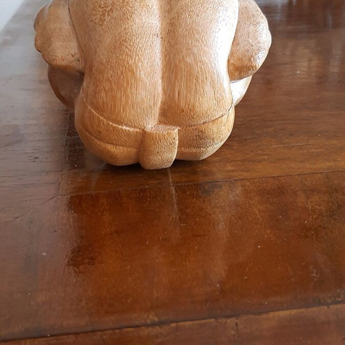 Wooden sculpture Palaistis like new, hand-carved