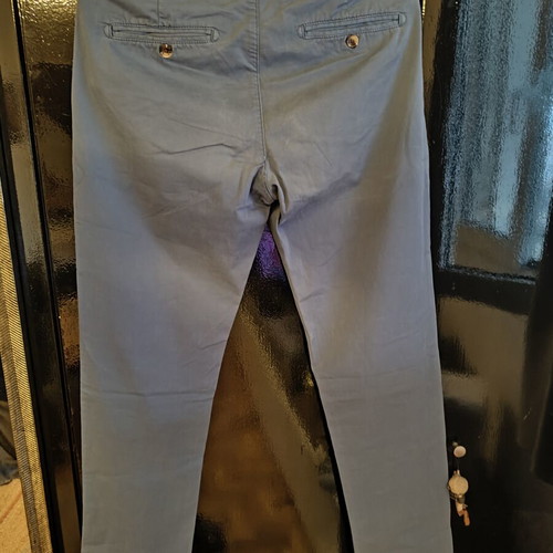 Chino pants used, size L, blue