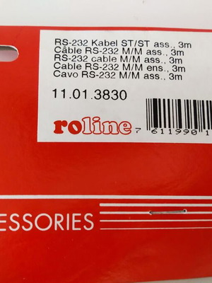 Καλώδιο RS-232 M/M 25-PIN 3m σαν καινούργιο