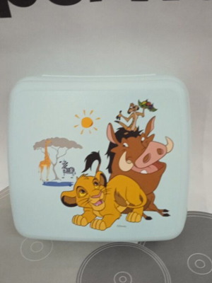 Δοχείο τοστ Tupperware Lion King καινούργιο