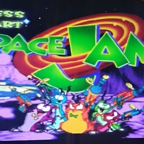 Sega Saturn Space Jam game used, works properly
