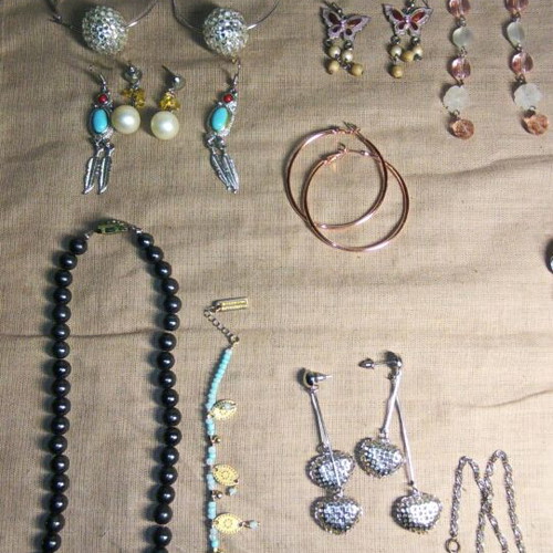 Bijou lot used with turquoise stone bracelet