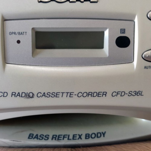 Sony CDF-S36L boombox CD cassette player