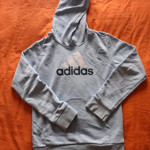 Adidas hoodie for boys 8-9 years like new, blue