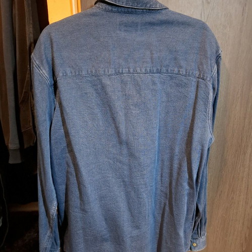 Blue denim-style shirt Pull & Bear like new