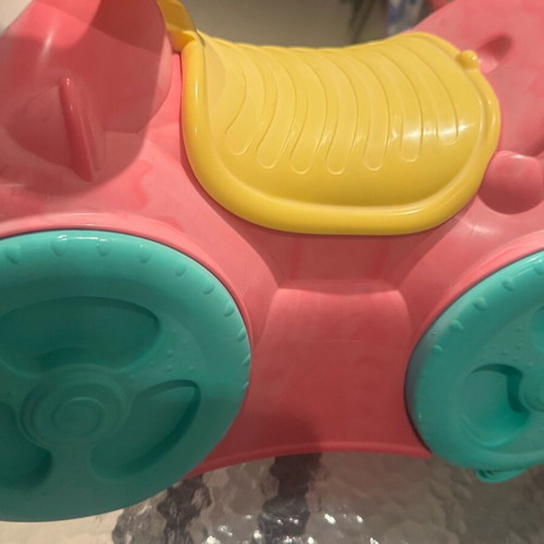 Chicco toy car giro giro all pink like new