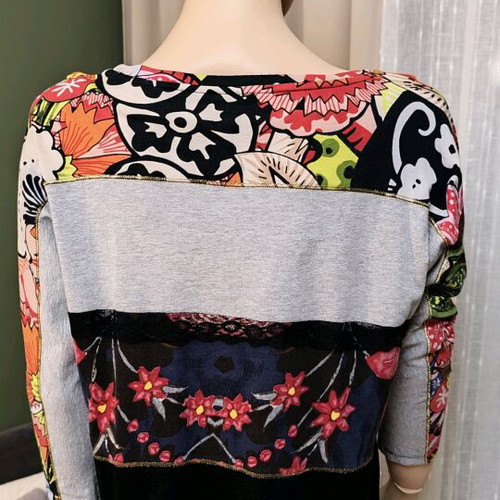 Desigual blouse like new, size Medium, multicolored