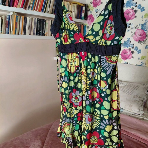 BSB Viscose Dress Short Backless Medium like new, multicolor