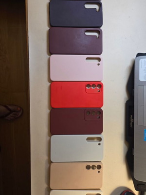 Samsung Galaxy S23 Plus silicone cases like new with microfiber lining